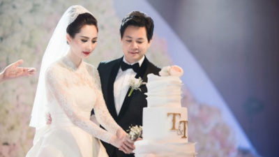 Sang chảnh những mẫu váy cưới dài tay của showbiz Việt 2018