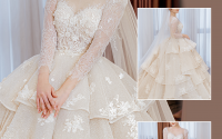 [Series tổng hợp các mẫu váy cưới] Váy cưới công chúa bồng bềnh