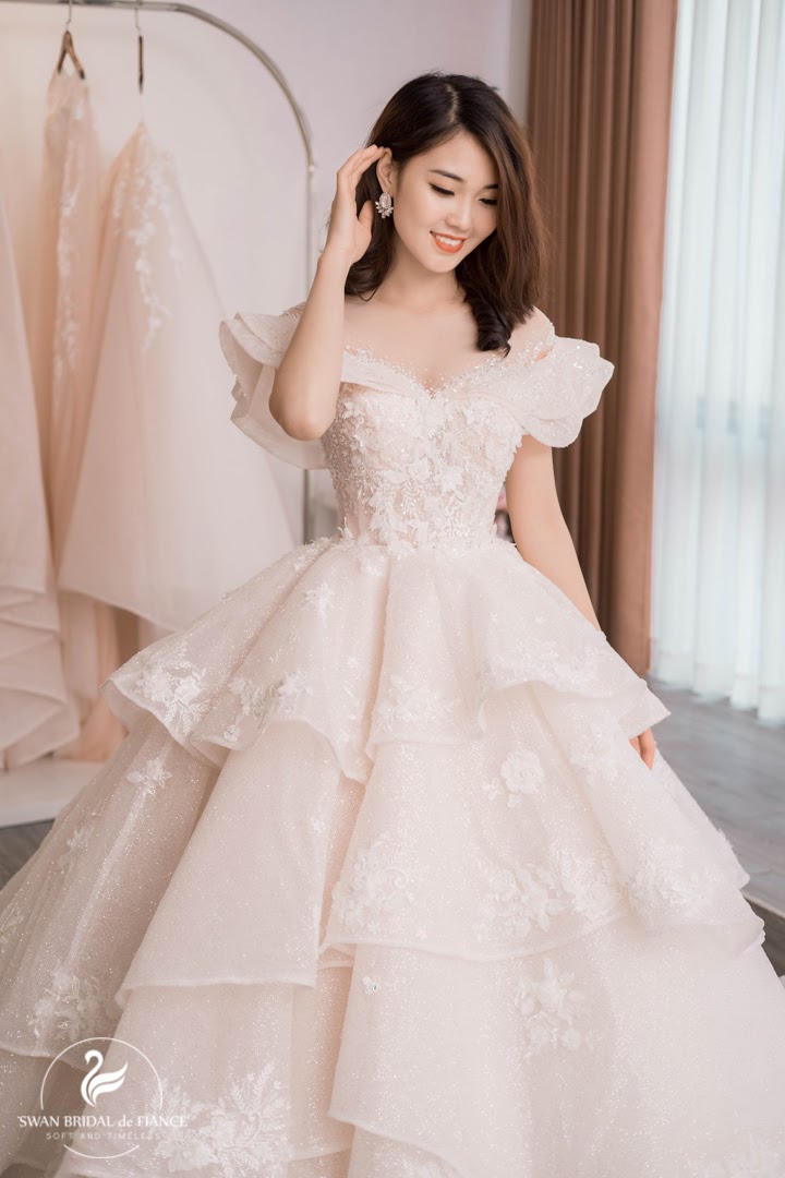 Váy cưới công chúa dành cho nàng dâu