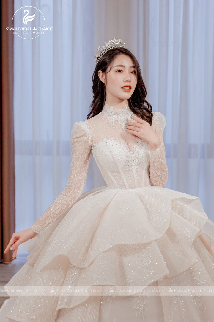 váy cưới thiết kế swan bridal 5