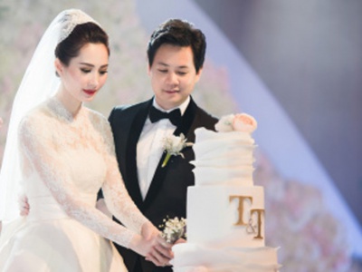 Sang chảnh những mẫu váy cưới dài tay của showbiz Việt 2018